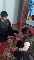 Son and daughter fantastic  meeting