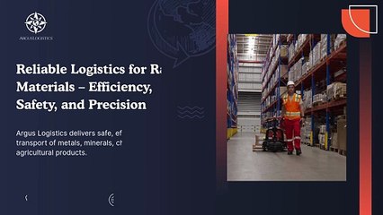 Reliable Logistics for Raw Materials – Efficiency, Safety, and Precision