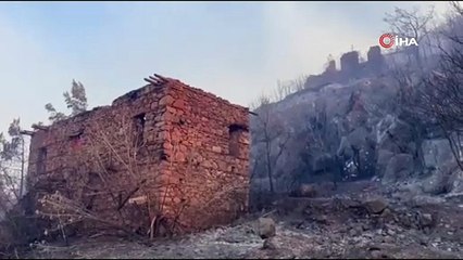 Alanya’daki orman yangını: Havadan ve karadan müdahale sürüyor, enerji düşürüldü