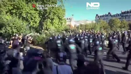 Estallan los enfrentamientos en París durante la protesta contra el Gobierno de Macron
