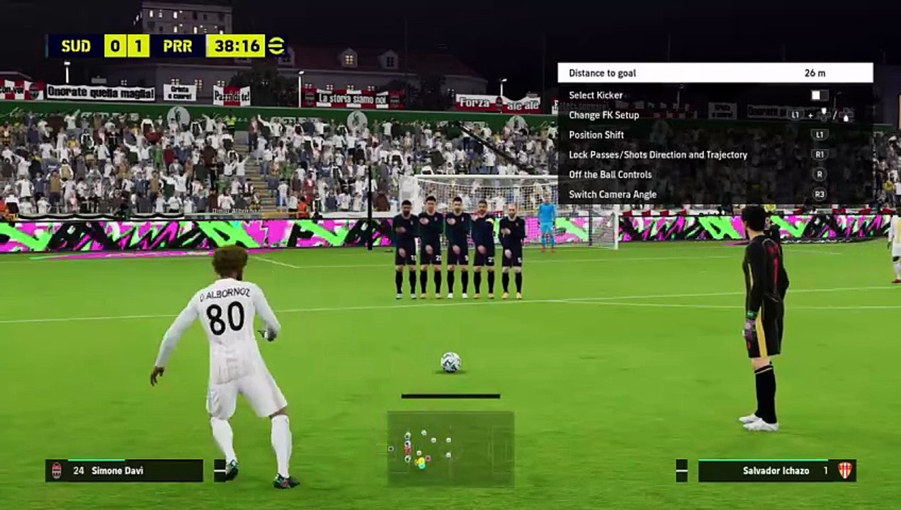 Cover the ball and GK can't see it