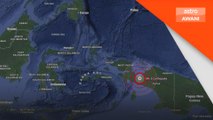 Gegaran 6.1 pada skala ricther landa kepulauan Papua Tengah