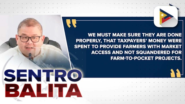 Farm-to-market road projects, pinapa-audit ni D.A. Sec. Tiu Laurel Jr.