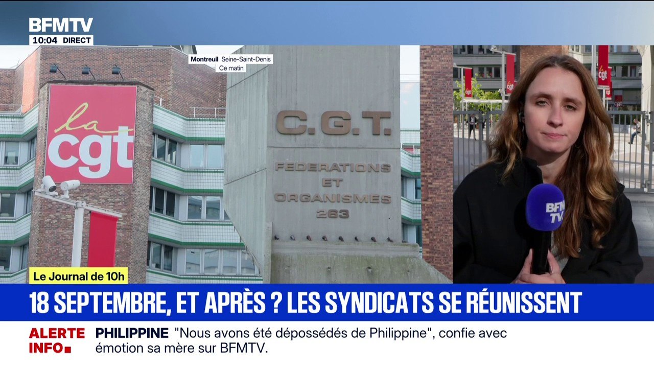 Grève du 18 septembre: les syndicats se réunissent pour décider d'une éventuelle nouvelle journée de mobilisation