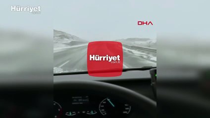 Ardahan'ın yüksek kesimlerinde kar yağışı