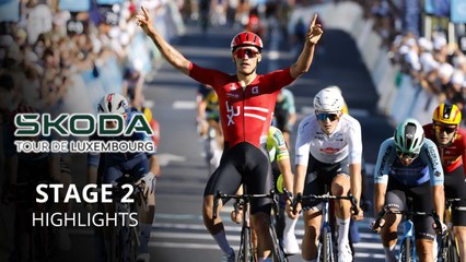 Cyclisme - Skoda Tour de Luxembourg 2025 - Résumé Étape 2 - La victoire surprise de Mathieu Kockelmann