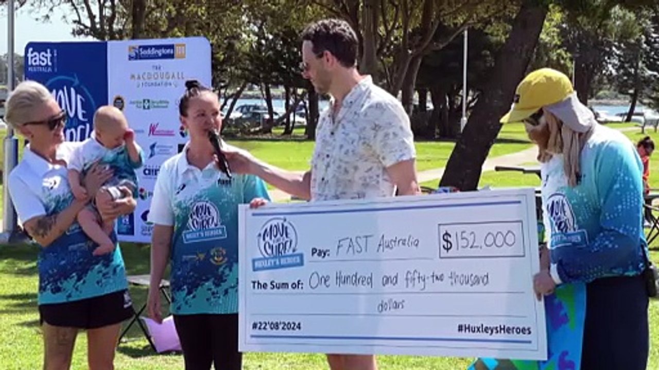 Man raises $152k for charity running from Broken Hill to New Castle