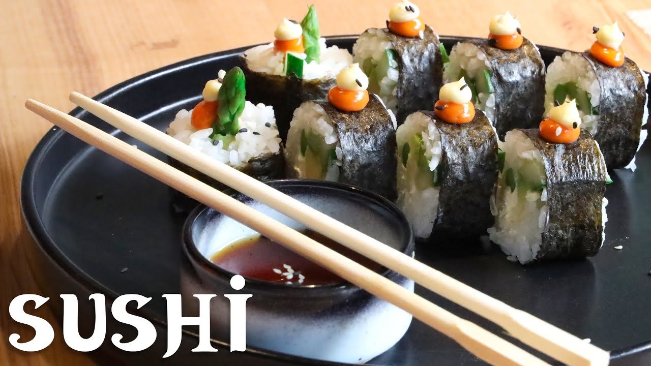 🍣 How to Make Sushi | Avocado Sushi Recipe | Chef Style Homemade Sushi | Cook Book