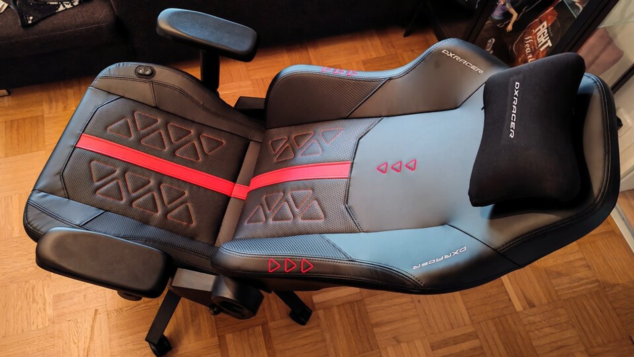 DXRacer Martian Pro: So sieht die elektrische Massagefunktion des Gaming-Stuhls aus