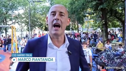 Piazza Belloveso rinasce a Milano grazie ad Haribo Italia