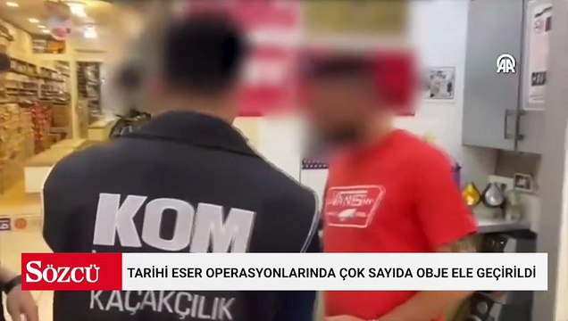İstanbul'da dev operasyon: Interpol'ün aradığı hat, mozaik, sikke... Neler bulundu neler