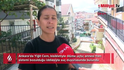 11 yaşındaki Yiğit bisikletiyle ölüme uçtu: Anneden zorbalık iddiası: Frenini kasten bozdular