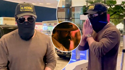 Pan-Indian Star Yash Turns Heads With His Masked Look At Mumbai Airport