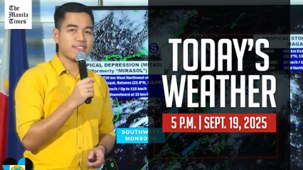 Weather Update at 5 P.M. on September 19, 2025 ☀️