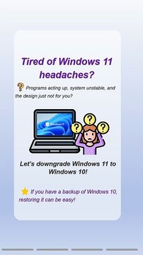 How to Downgrade Windows 11 to 10 Safely and Easily