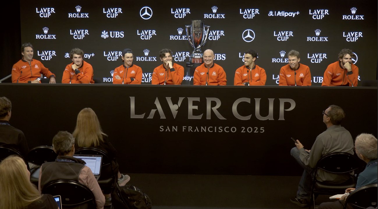 Laver Cup 2025 - La Team World de Andre Agassi... avant de débuter la Laver Cup, la conférence de presse