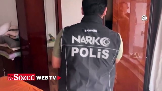 Samsun'da gardıroba gizlenmiş 47 bin 824 sentetik ecza hapı yakalandı