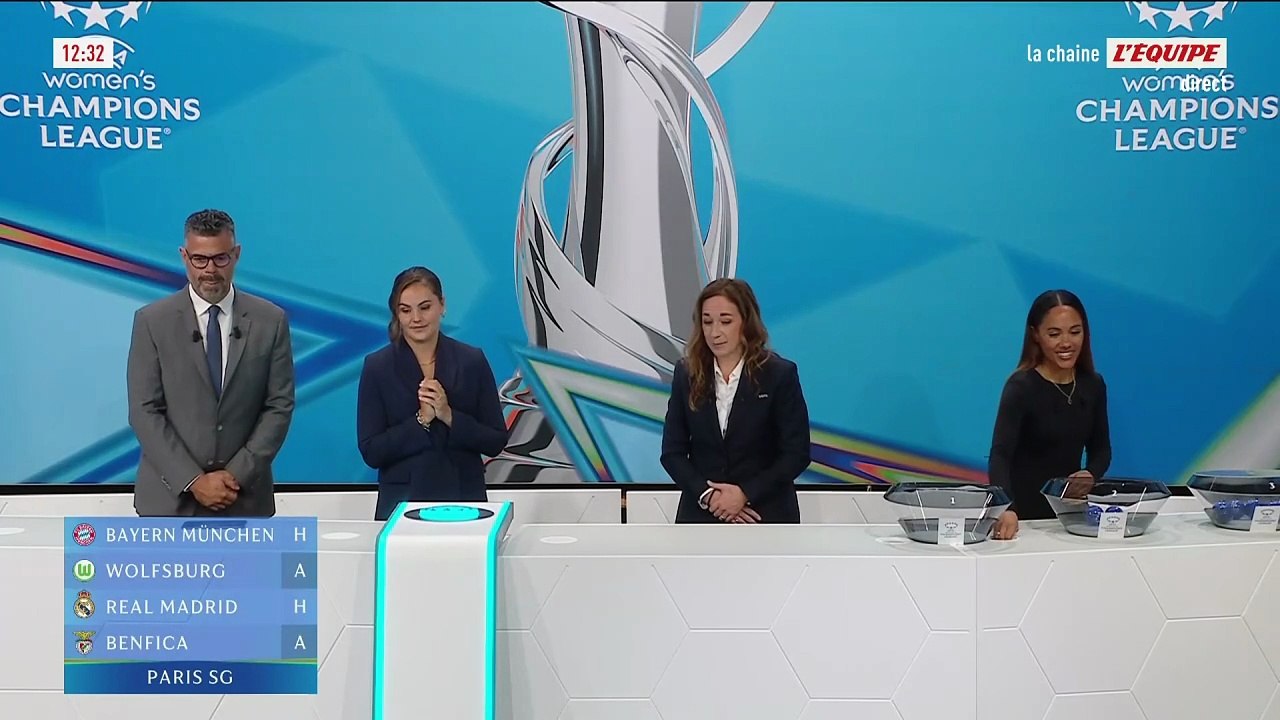 Le tirage au sort du PSG en phase de ligue - Foot - Ligue des champions (F)