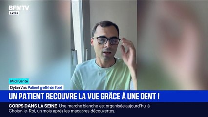 Un patient recouvre la vue grâce à un morceau de dent