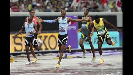 Collen Kebinatshipi leads Botswana to glory in men's 400m final