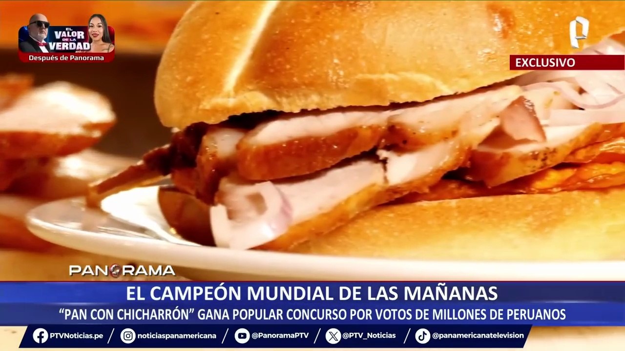 El pan con chicharron - campeon mundial peruano