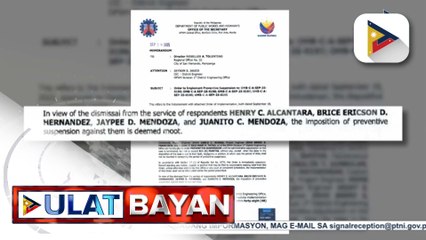 16 na tauhan ng DPWH Bulacan 1st District engineering office, pinatawan ng preventive suspension ng Ombudsman | ulat ni Bernard Ferrer