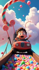 Max the Milkshake’s Wacky Ride 🥤🤪🎠💨😂🎢😆👍 #viral #cartoon #facts #shortvideos  #shortsviral#ai