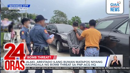 Lalaki, arestado ilang buwan matapos niyang magpadala ng bomb threat sa PNP-ACG HQ | 24 Oras