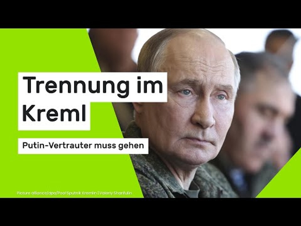 Trennung im Kreml - Putin-Vertrauter muss gehen, weil er den Krieg beenden wollte
