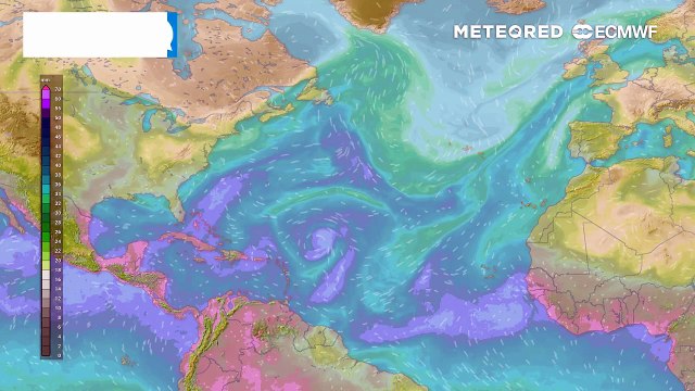 O futuro furacão Gabrielle poderá rodopiar em direção aos Açores