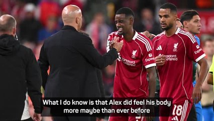 Isak 'felt his body more than ever' against Atletico - Slot