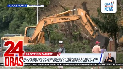 Red-alert na ang emergency response sa rehiyon; mga puno sa Batac, tinabas para iwas-disgrasya | 24 Oras