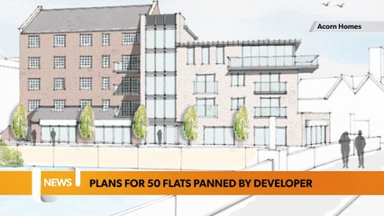 Plans for 50 new flats panned by developer