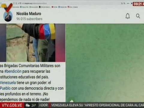 Pdte. Maduro: Las Bricomiles son una bendición para recuperar las instituciones educativas del país