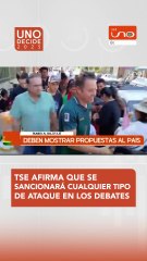 TSE AFIRMA QUE SE SANCIONARÁ CUALQUIER TIPO DE ATAQUE EN LOS DEBATES