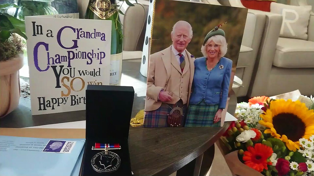 WWII female veteran receives war medal as birthday surprise
