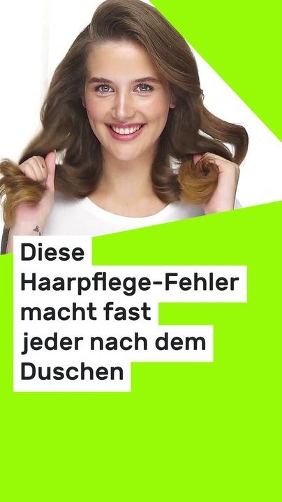 No Glomex Beauty-Routine: Diese Haarpflege-Fehler macht fast jeder nach dem Duschen