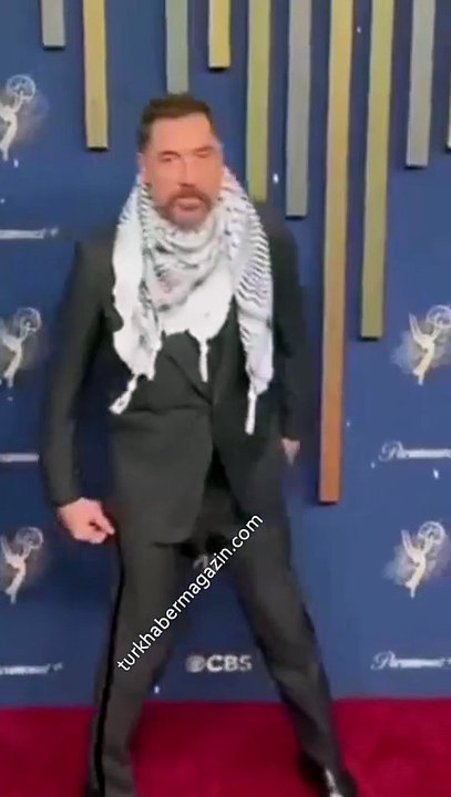 Kefiyesiyle Emmy’e damga vurdu: Javier Bardem’den Gazze çağrısı!