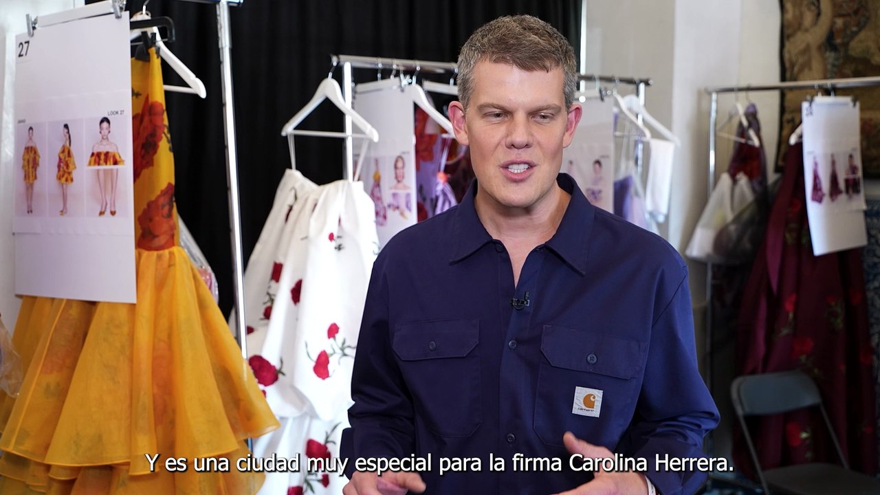 Carolina Herrera presenta su colección Primavera/Verano 2026 en la Plaza Mayor de Madrid
