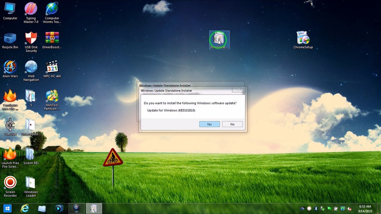 كيفية تحديث ويندوز 7 بعد إيقاف التحديثاث تفعيل خدمة Windows Update