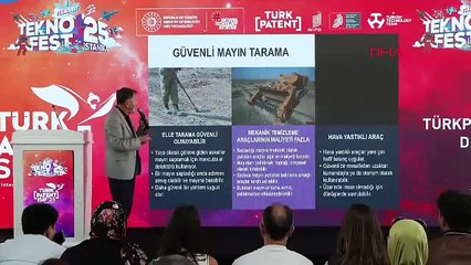 Mayın Tarama Aracı TEKNOFEST'te tanıtıldı