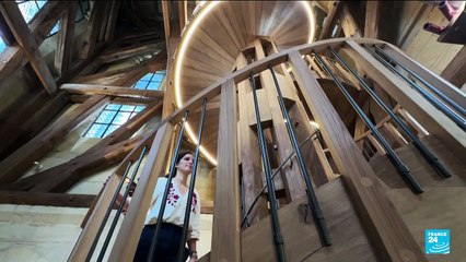 A look inside restored Notre-Dame's twin towers