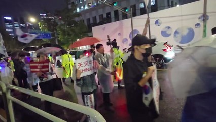 오늘도 명동 인근서 '혐중 시위'...200명 행진 신고 / YTN