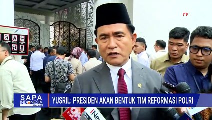 Soal Reformasi Kepolisian, Menko Yusril: Reformasi Polri Tak Berarti Ganti Kapolri