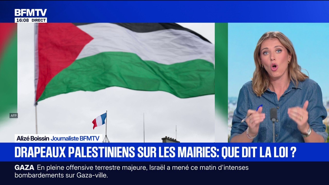 Drapeau palestinien sur les mairies: que dit la loi ?
