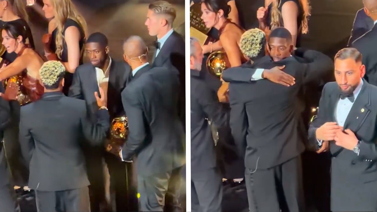 Lamine Yamal felicita a Dembélé tras ganar el Balón de Oro