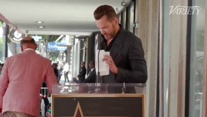 Joel McHale honors Bill Nye during his Hollywood Walk of Fame Ceremony