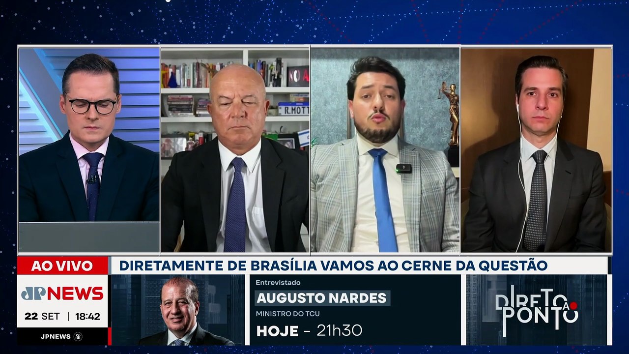 EUA SANCIONA ESPOSA DE MORAES / PGR DENUNCIA EDUARDO BOLSONARO AO STF | OS PINGOS NOS IS - 22/09/25