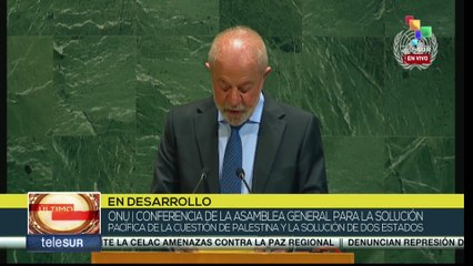 Lula da Silva: Brasil decidió convertirse en parte del caso elevado por Sudáfrica ante la CIJ