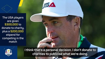 Bradley defends US paying players for Ryder Cup appearance